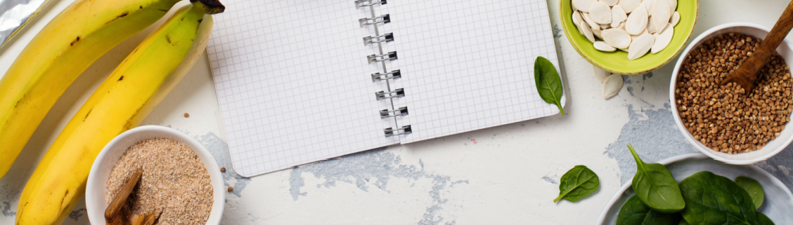 Agenda com resoluções para ano novo